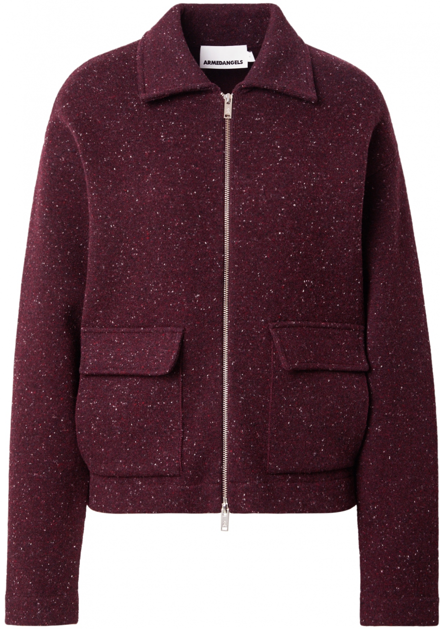 ARMEDANGELS Kardigán 'DOROTHEAA'  vínovo červená