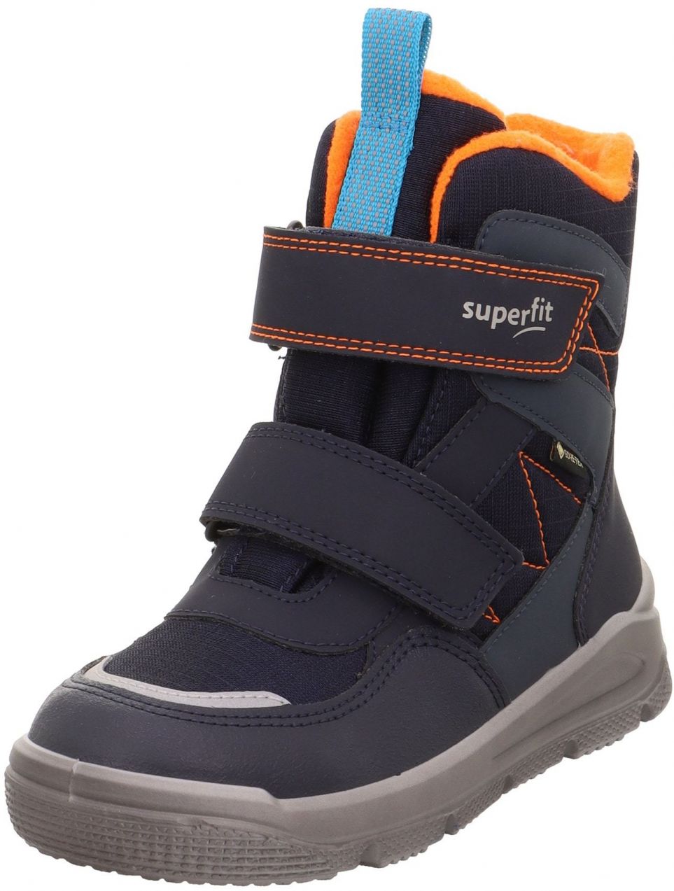 SUPERFIT Snehule 'MARS'  azúrová / tmavomodrá / oranžová