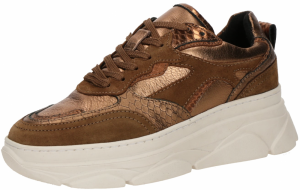 PS Poelman Nízke tenisky  hnedá / bronzová