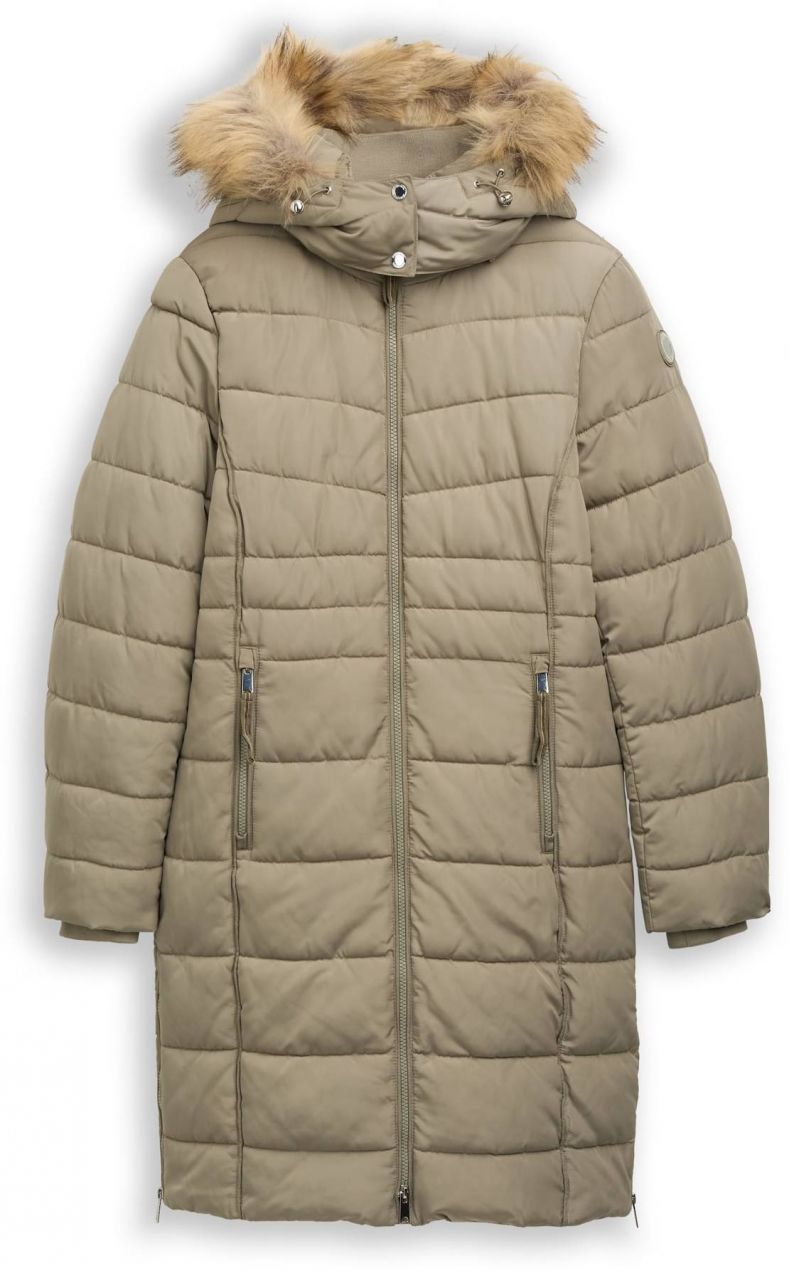 TOM TAILOR Zimný kabát  olivová