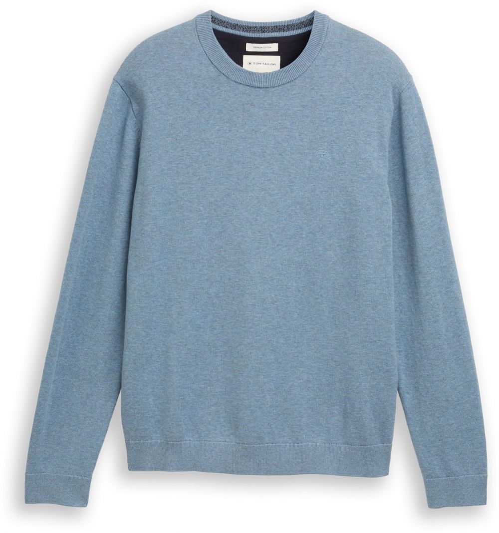 TOM TAILOR Sveter  modrá melírovaná