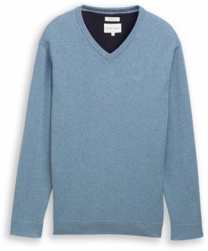 TOM TAILOR Sveter  modrosivá