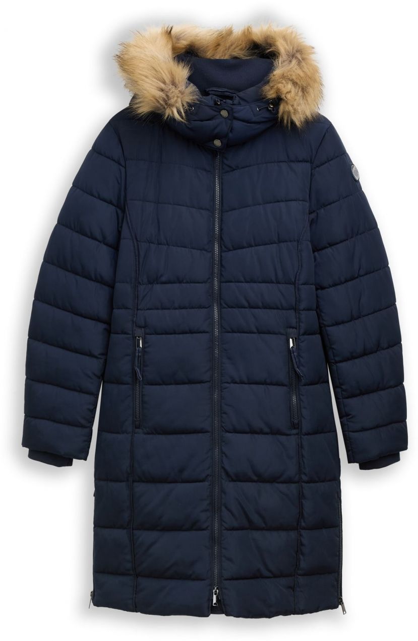 TOM TAILOR Zimný kabát  tmavomodrá