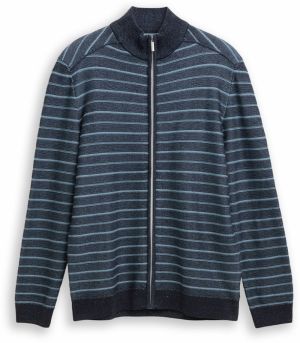 TOM TAILOR Kardigán  modrá / tmavomodrá