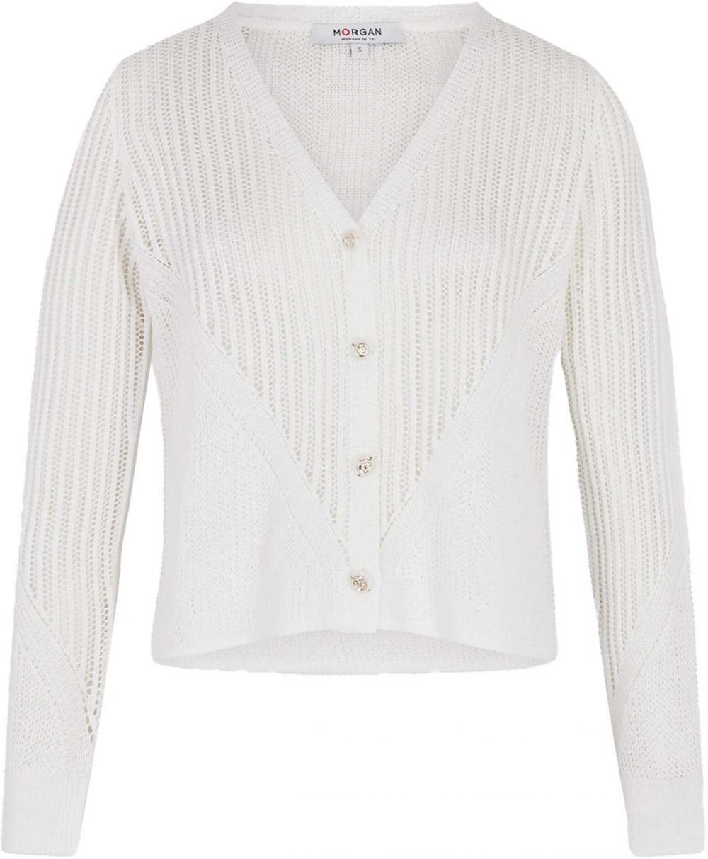Morgan Kardigán  biela
