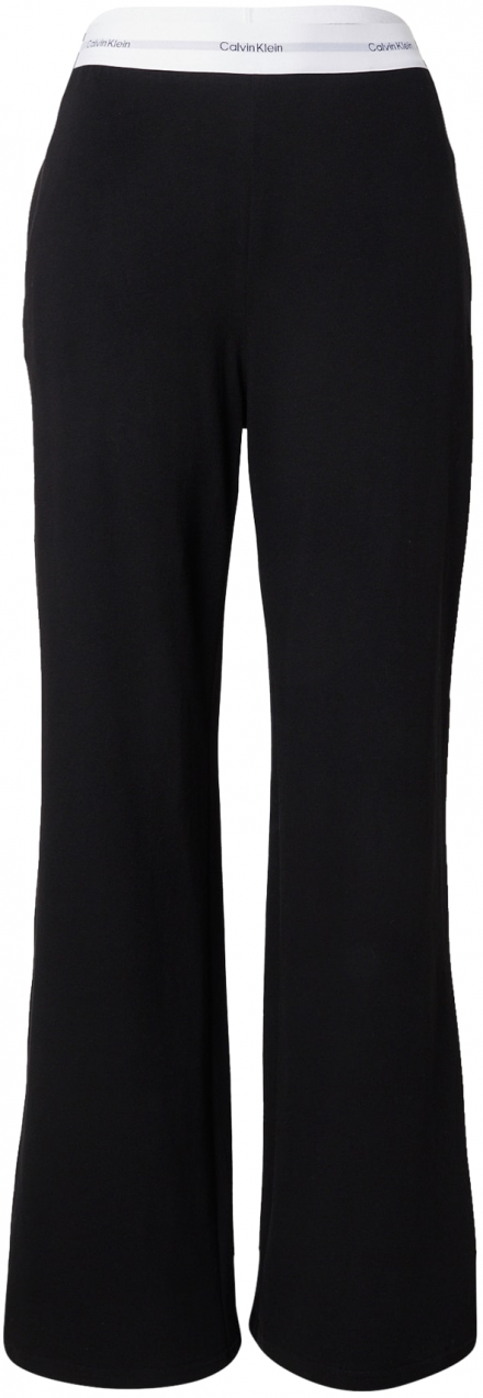 Calvin Klein Underwear Pyžamové nohavice  čierna / biela