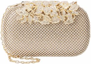 mascara Listová kabelka  zlatá