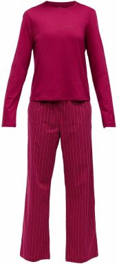 Calvin Klein Underwear Pyžamo  oranžová / ružová / tmavoružová