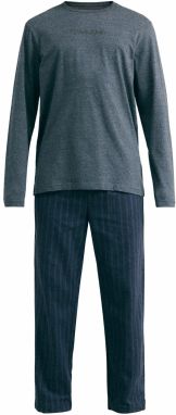 Calvin Klein Underwear Dlhé pyžamo  modrá / antracitová