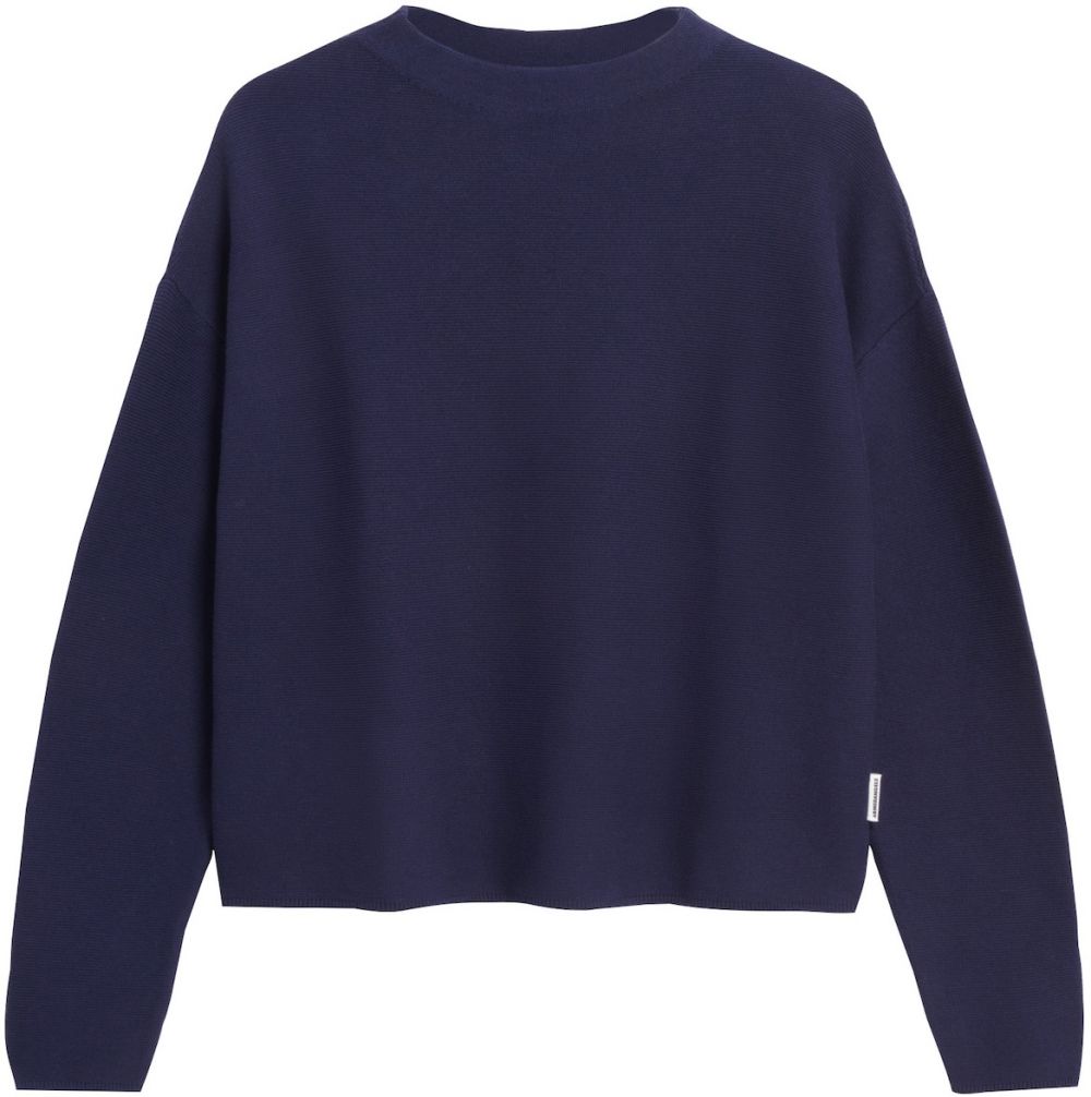 ARMEDANGELS Sveter 'Merinaa'  tmavomodrá