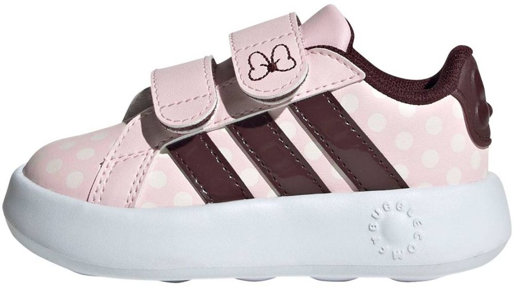 ADIDAS SPORTSWEAR Športová obuv 'GRAND COURT MINNIE CF I'  cyklaménová / rosé / biela