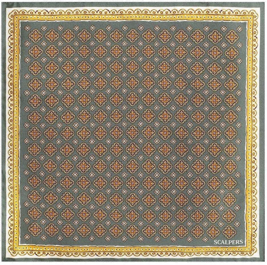 Scalpers Šatka  žltá / zelená / kaki