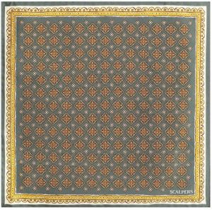 Scalpers Šatka  žltá / zelená / kaki