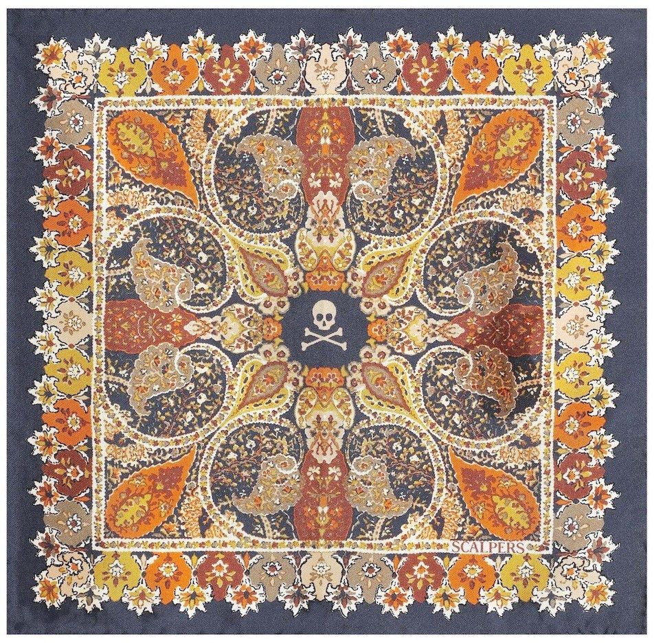 Scalpers Šatka  námornícka modrá / karí / oranžová / biela