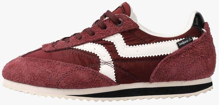 Scalpers Tenisky 'Nats'  burgundská / biela