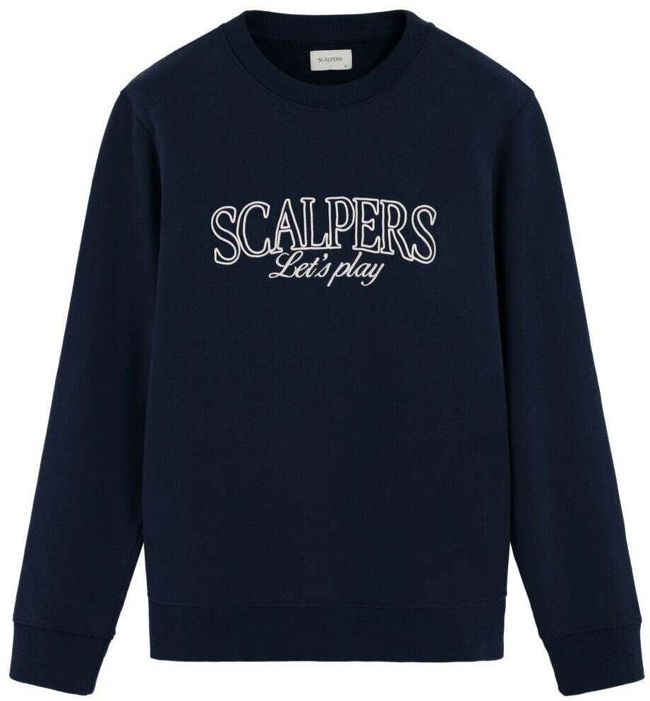 Scalpers Mikina 'Play'  námornícka modrá / biela