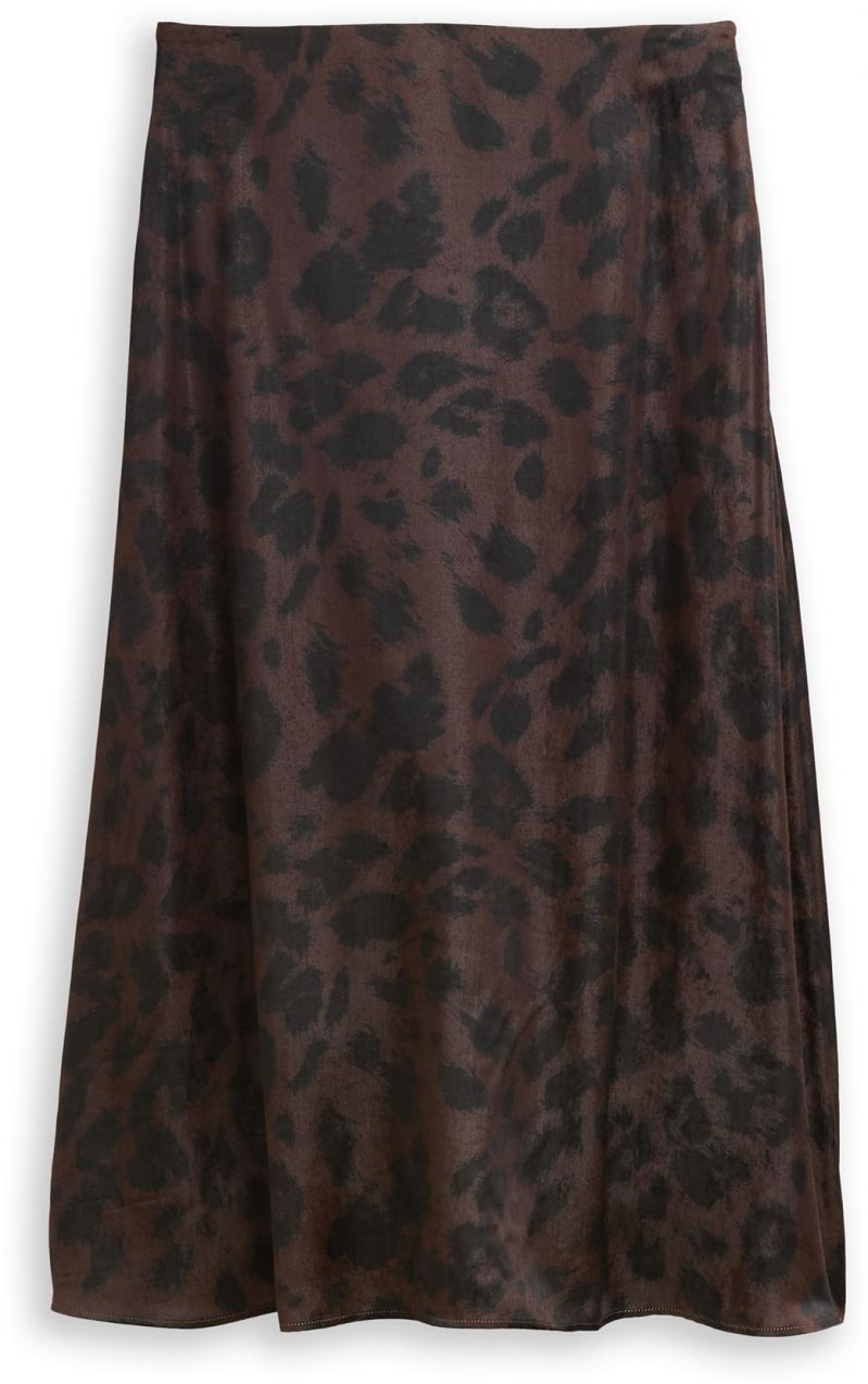 TOM TAILOR Sukňa  hnedá / čierna