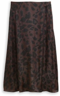 TOM TAILOR Sukňa  hnedá / čierna