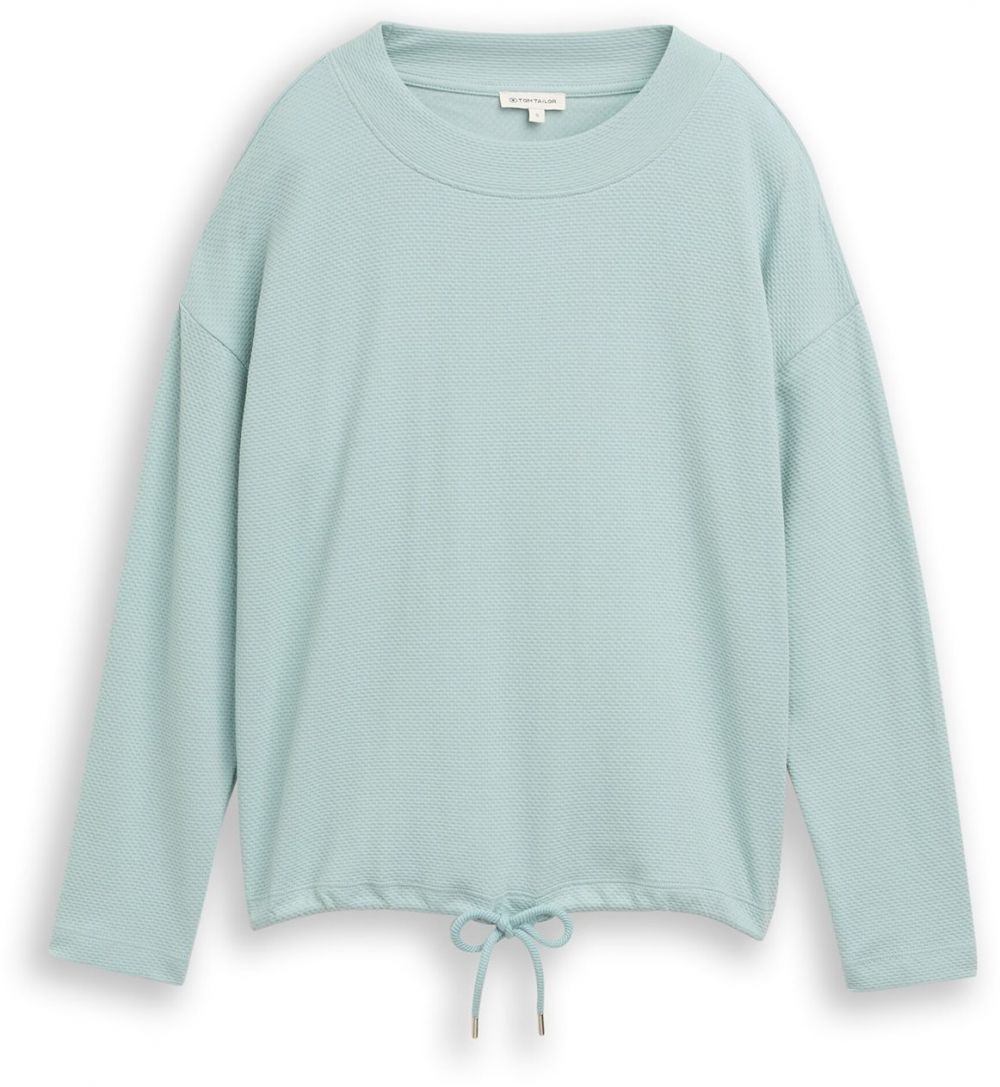 TOM TAILOR Mikina  tyrkysová