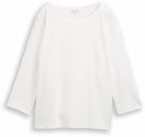 TOM TAILOR Tričko  biela