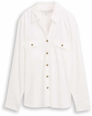 TOM TAILOR Blúzka  biela