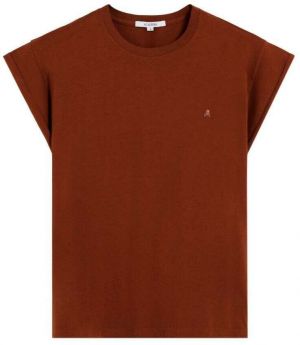 Scalpers Tričko 'Scplainskull'  tmavočervená