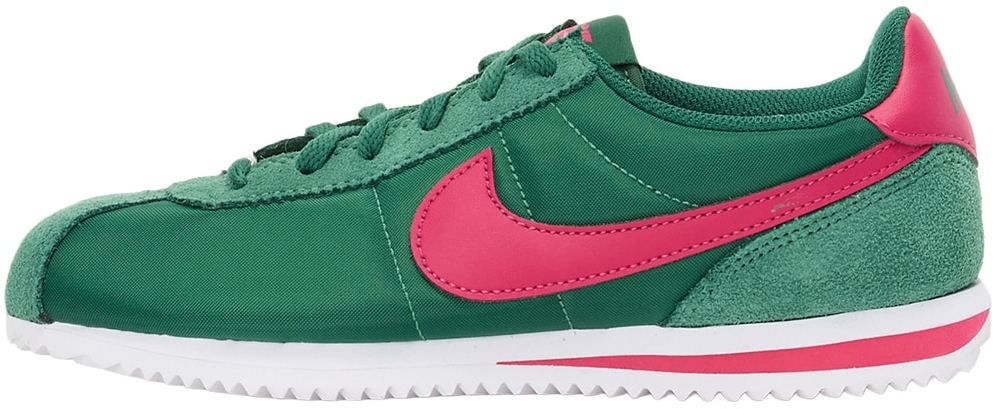 Nike Sportswear Tenisky 'CORTEZ TXT'  zelená / ružová