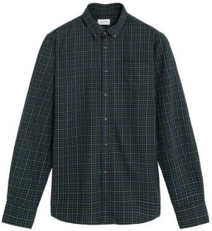 Scalpers Košeľa  sivá / antracitová / farby bahna