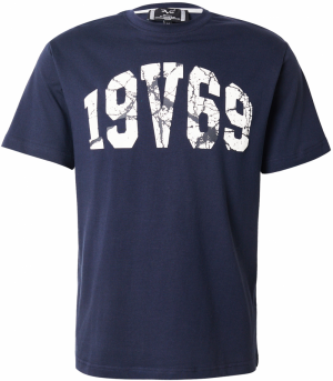 19V69 ITALIA Tričko 'Rafael'  námornícka modrá / antracitová / biela