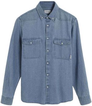 Scalpers Košeľa  modrá