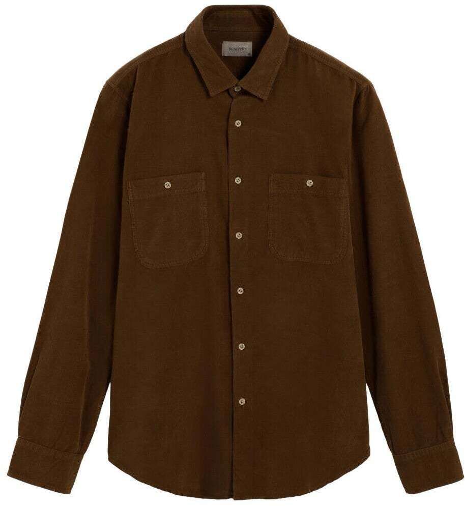 Scalpers Tričko ' '  hnedá