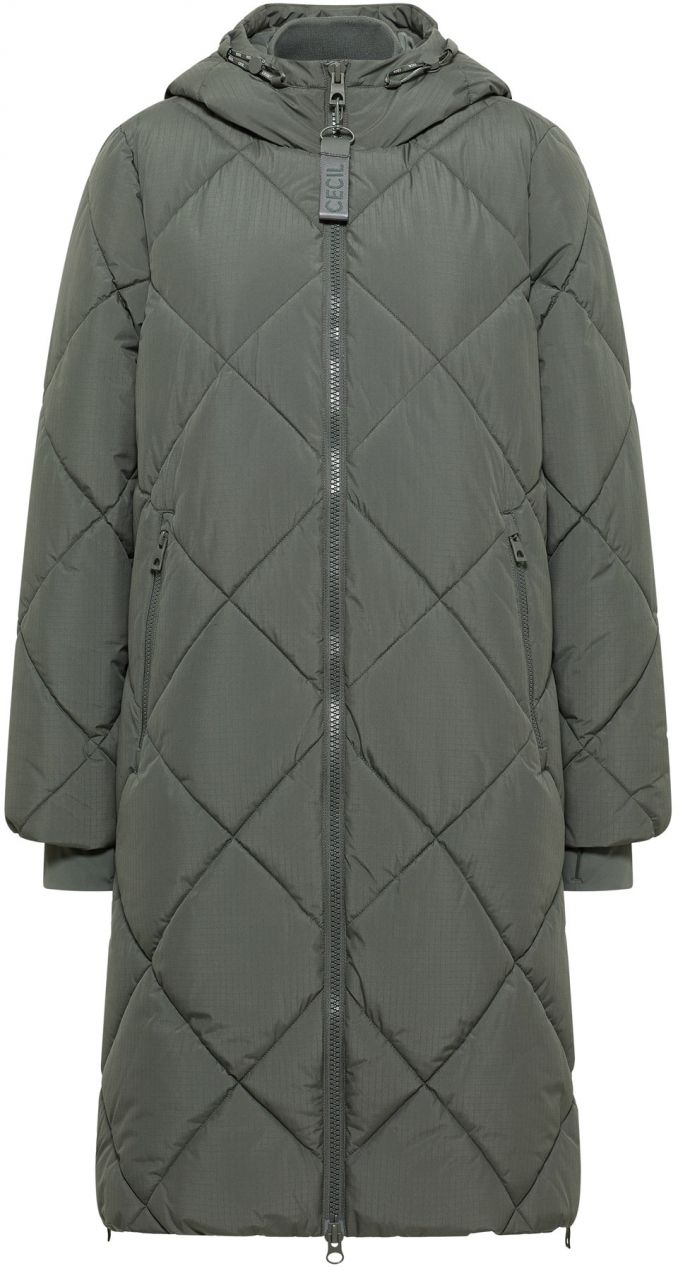 CECIL Prechodný kabát  olivová