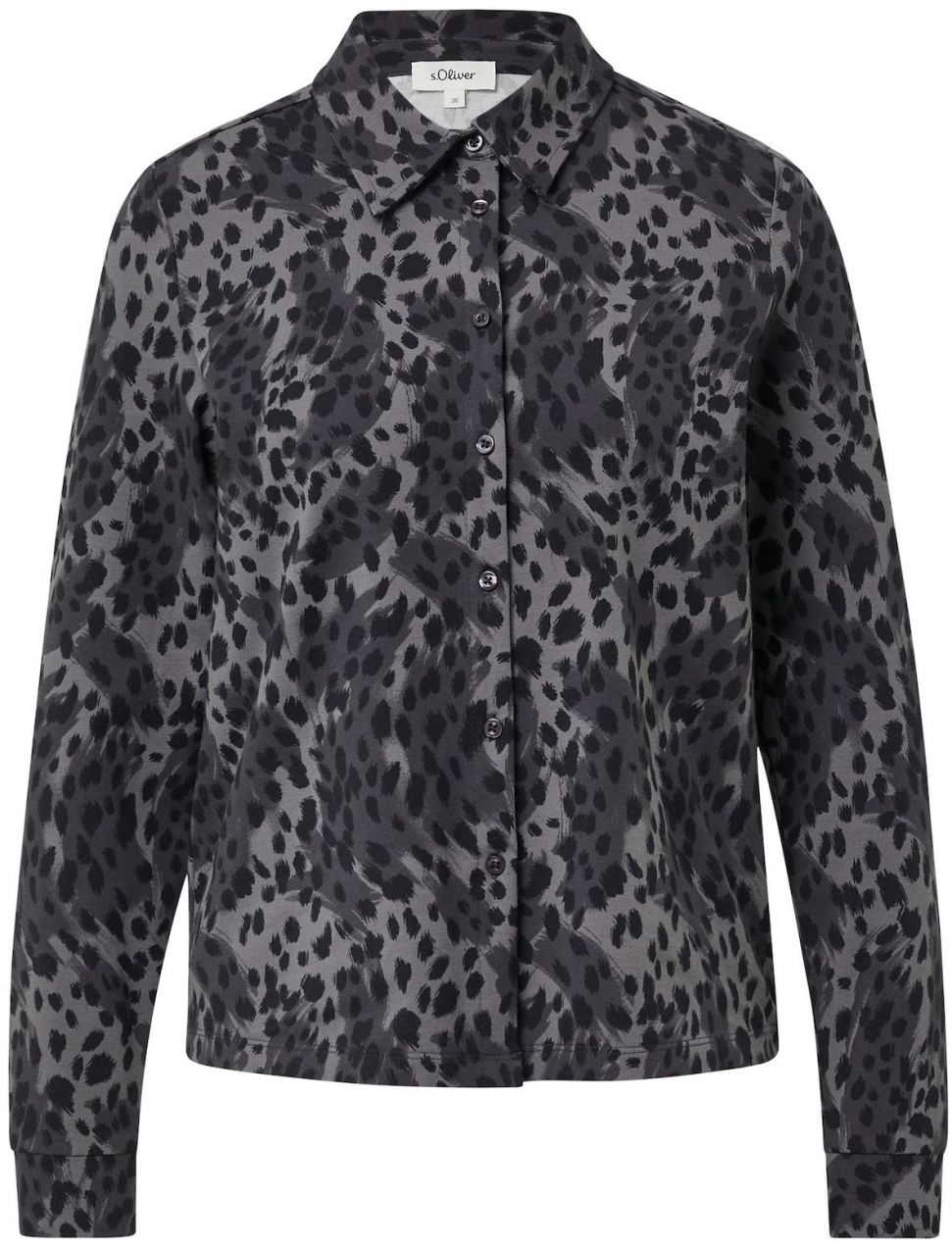 s.Oliver Blúzka  sivá / tmavosivá / čierna