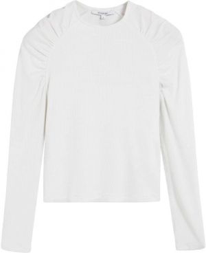 Scalpers Tričko  šedobiela