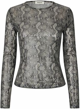 modström Tričko 'Rex'  tmavošedá / čierna