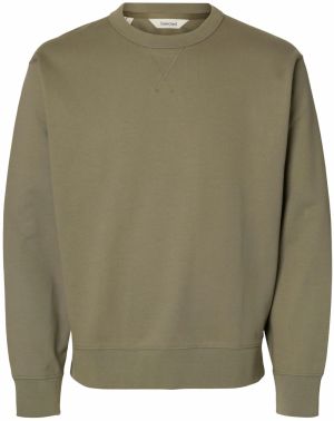 SELECTED Mikina 'SLHLUKE'  sivobéžová