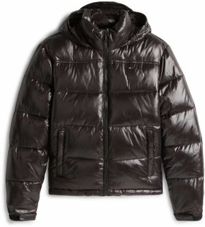 Tommy Jeans Prechodná bunda 'ESS'  čokoládová