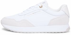 TOMMY HILFIGER Nízke tenisky  biela / šedobiela