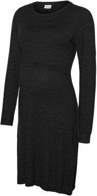 MAMALICIOUS Pletené šaty 'MLMONICA JUNE'  sivá