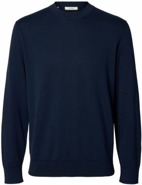 SELECTED Sveter 'SLHTORINO'  námornícka modrá