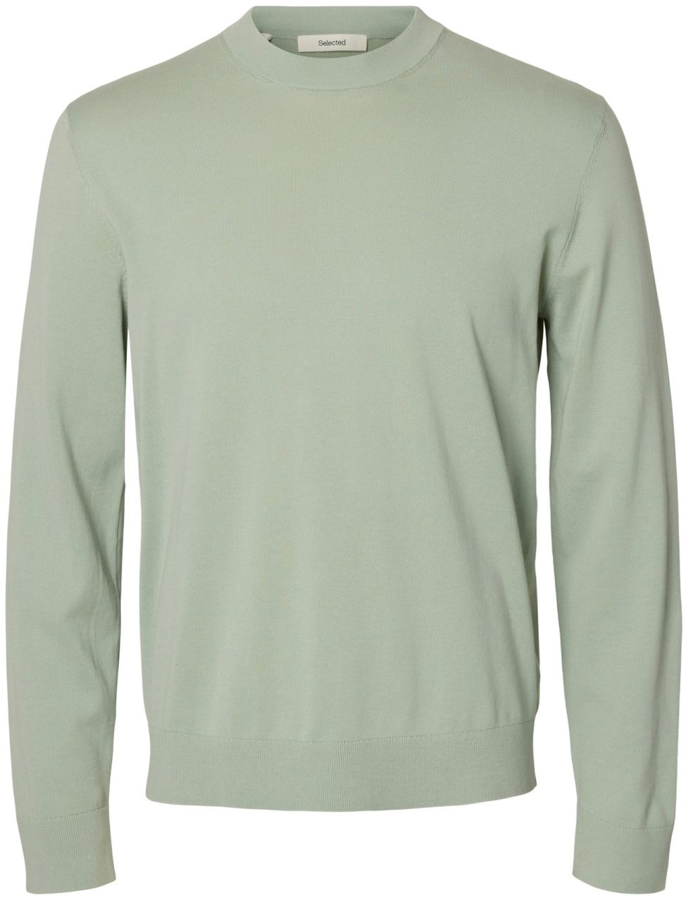 SELECTED Sveter 'SLHTORINO'  svetlosivá