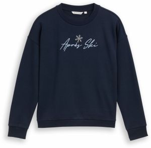 TOM TAILOR Mikina  svetlomodrá / tmavomodrá