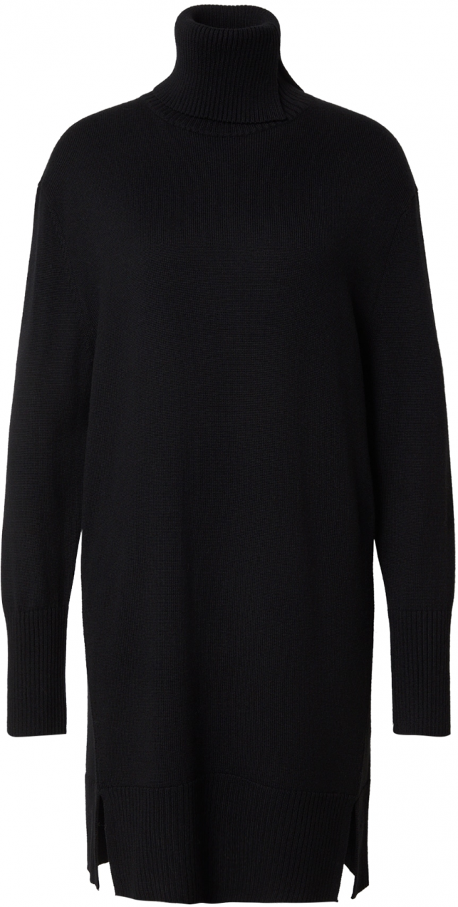 BOSS Orange Pletené šaty 'Feringatessa'  čierna