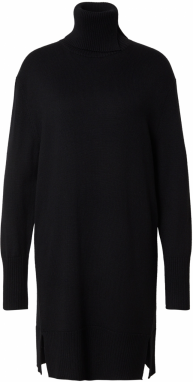 BOSS Orange Pletené šaty 'Feringatessa'  čierna