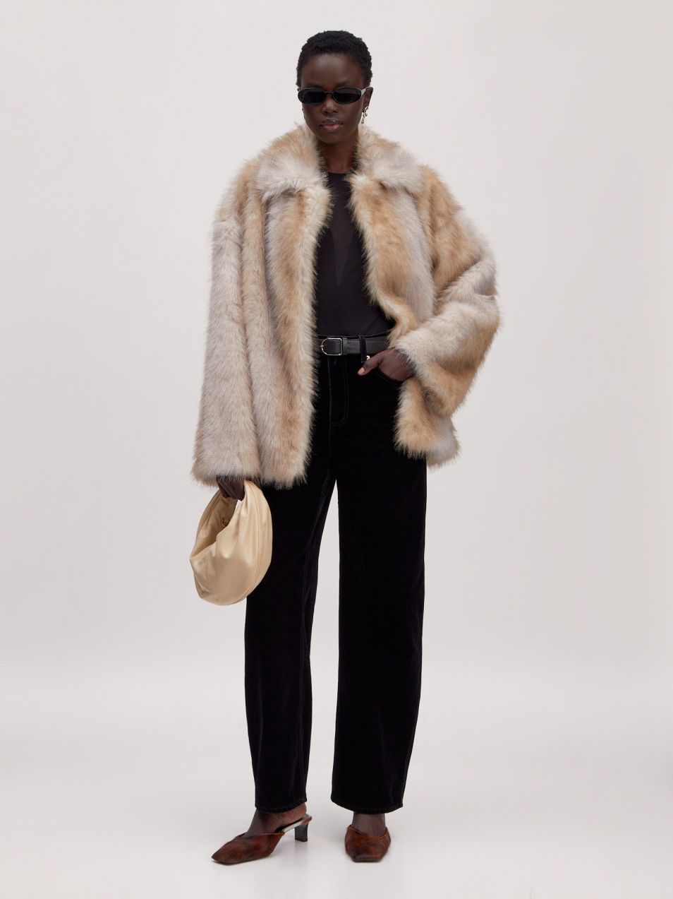 EDITED Tričko 'Lordana'  čierna