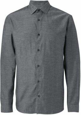 JACK & JONES Košeľa 'JPRBLAPARKER'  čierna melírovaná