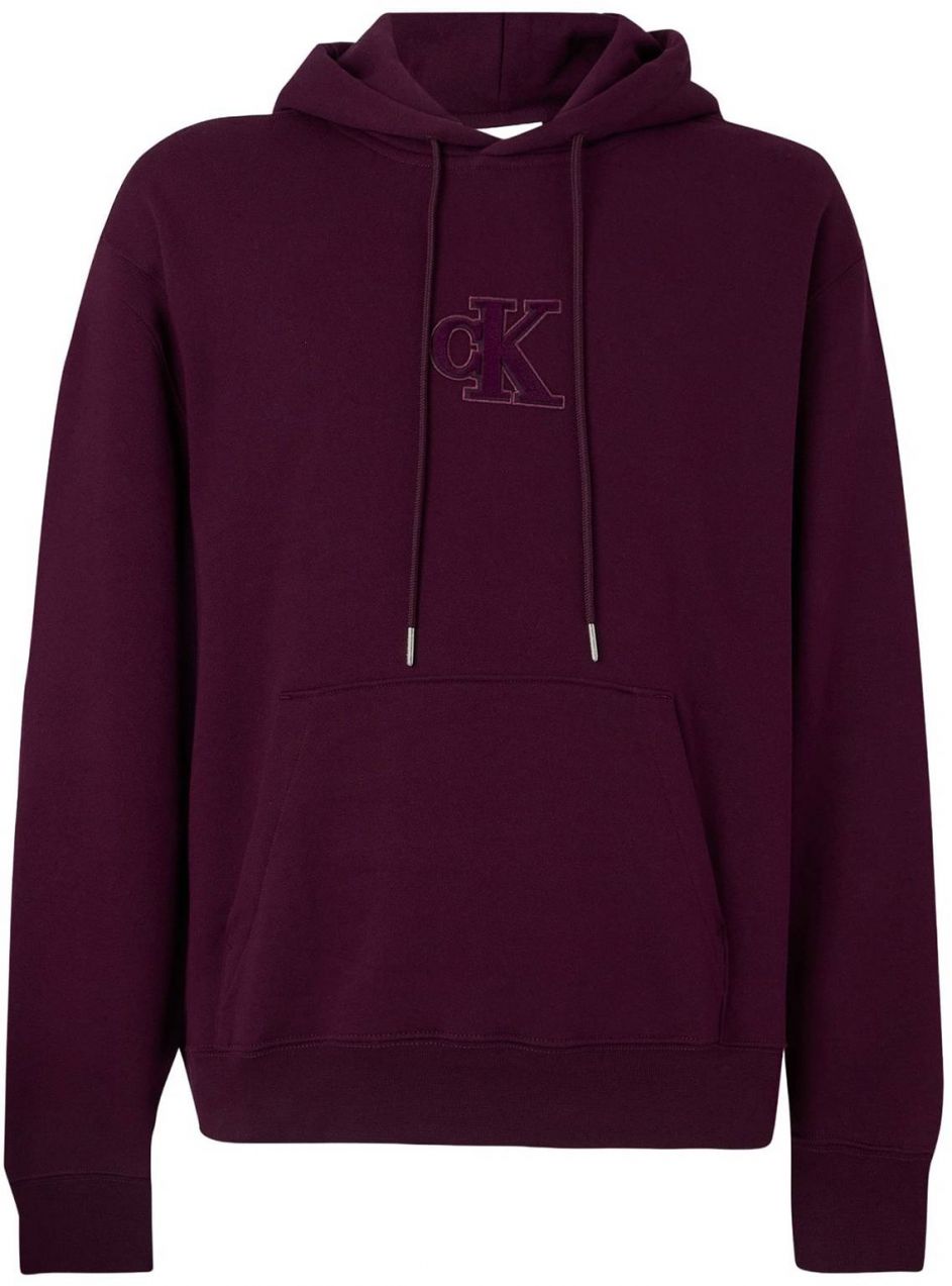 Calvin Klein Jeans Mikina  cyklaménová / černicová