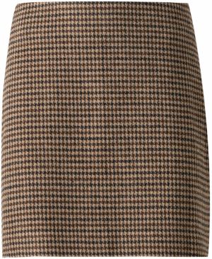 JDY Sukňa 'JDYLAURA'  hnedá / kapučíno / čierna