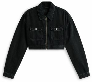 Tommy Jeans Prechodná bunda 'STATION'  čierny denim