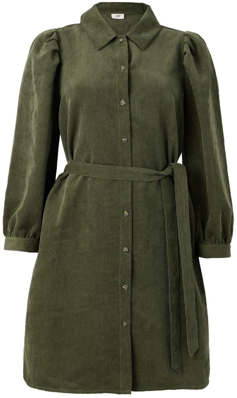 JDY Košeľové šaty 'JDYULLA OHIO'  jedľová